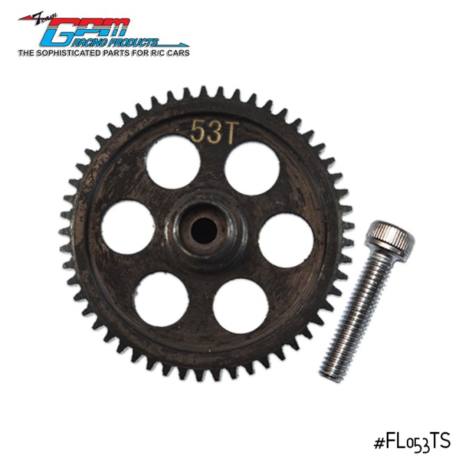 HARDEN STEEL #45 REAR MAIN GEAR (53T)--FL053TS