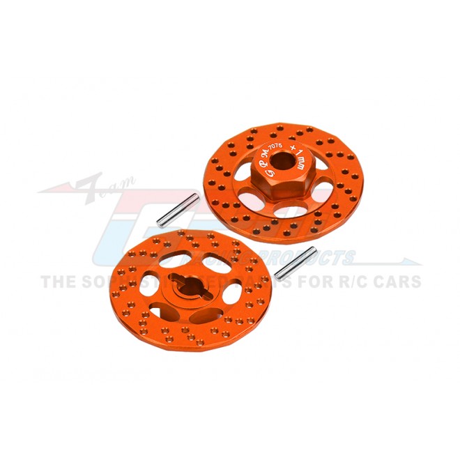 ALUMINUM 7075 +1MM HEX WITH BRAKE DISK--GT010D+1N