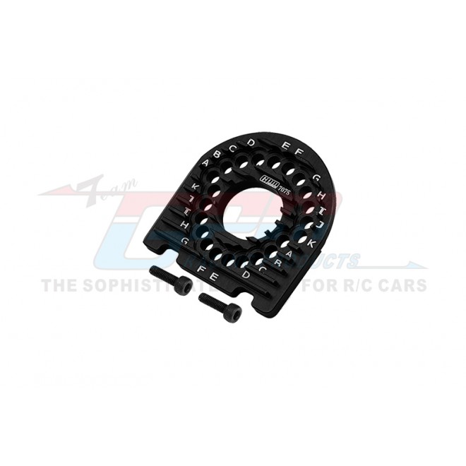 ALUMINUM 7075 MOTOR MOUNT PLATE WITH HEAT SINK FINS--GT018N