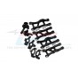 ALUMINUM F LOWER ARMS, R LOWER ARMS, F+R KNUCKLE ARMS, FRONT C HUBS-18PC SET--GT1921225556