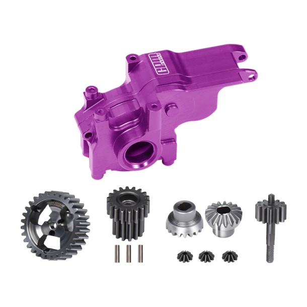 7075 ALLOY TRANSMISSION CASE+40Cr STEEL TRANSMISSION GEAR SET FOR LOSI 1/24 MICRO-B