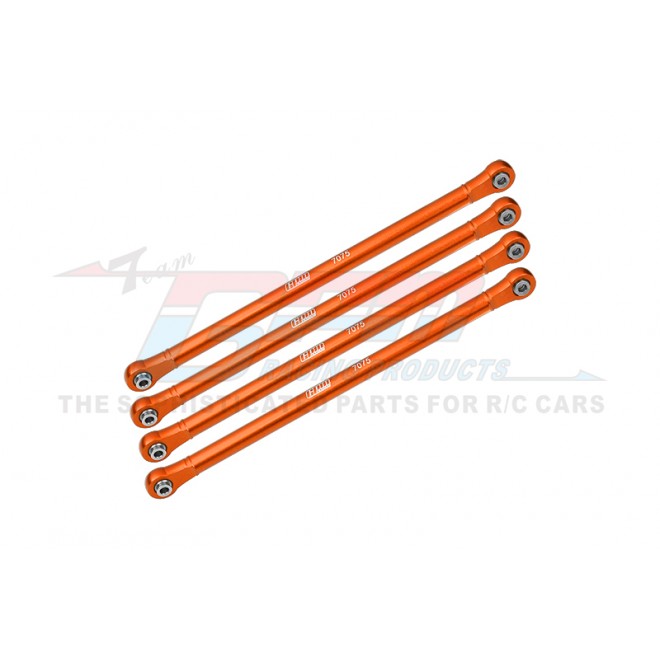 ALUMINUM 7075-T6 UPPER LINK BAR SET--LMT049FRN