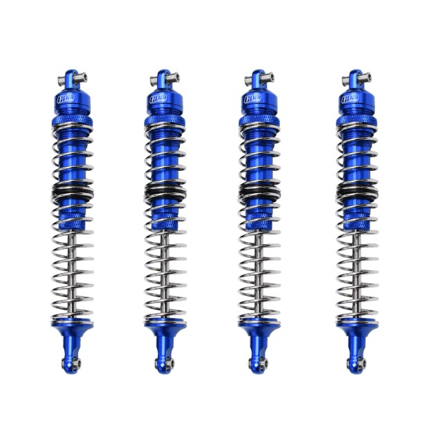 ALUMINUM FRONT AND REAR ADJUSTABLE SPRING DAMPERS (130MM) FOR LOSI 1/8 LMT