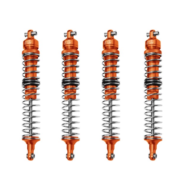 ALUMINUM FRONT AND REAR ADJUSTABLE SPRING DAMPERS (130MM) FOR LOSI 1/8 LMT