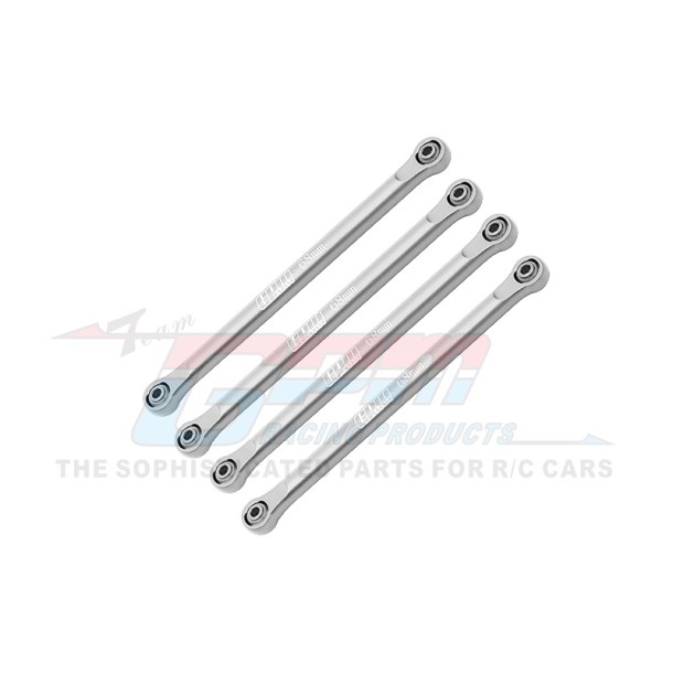 ALUMINUM 7075 UPPER 4-LINK BAR SET--LMTM049FR