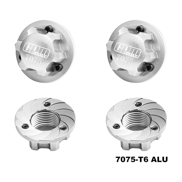 ALUMINUM 7075 WHEEL LOCK 17MM FOR ARRMA 1/8 KRATON / OUTCAST / TALION / TYPHON / NOTORIOUS / INFRACTION / MOJAVE / FIRETEAM / LIMITLESS / FELONY / BIG ROCK 6S