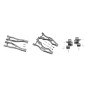 ALUMINUM FRONT UPPER&LOWER ARMS+FRONT KNUCKLE ARMS