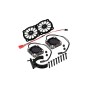 ALUMINUM 7075-T6 MOTOR HEATSINK WITH DUAL METAL FRAME WATERPROOF COOLING FAN AND ADJUSTABLE MOUNT--MAKX018FANC