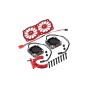 ALUMINUM 7075-T6 MOTOR HEATSINK WITH DUAL METAL FRAME WATERPROOF COOLING FAN AND ADJUSTABLE MOUNT--MAKX018FANC