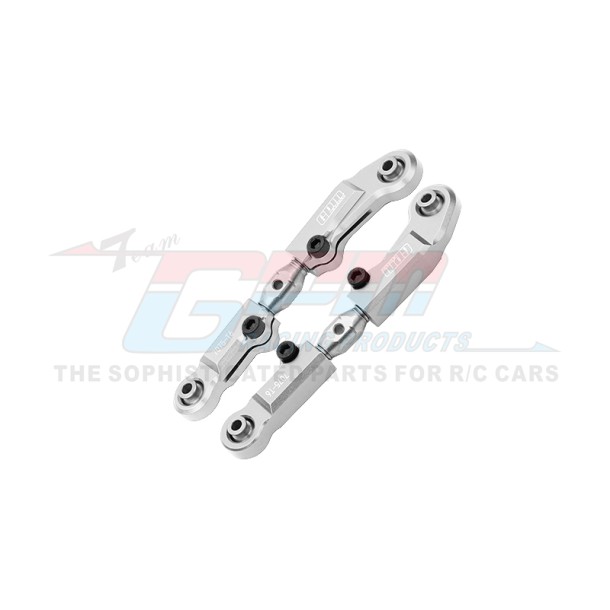 ALUMINUM 7075+STAINLESS STEEL REAR UPPER ADJUSTABLE LINKS FOR ARRMA 1/8 MOJAVE 4S