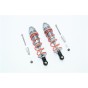 ALUMINUM FRONT ADJUSTABLE DAMPERS 100MM--MAS100F