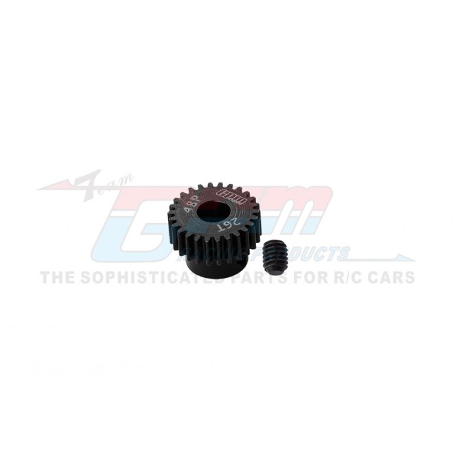 #45 STEEL MOTOR GEAR 26T（48 PITCH,MODULE: 0.5MM,MOTOR TOOTH DIAMETER: 5MM）--MG526T/0.5M