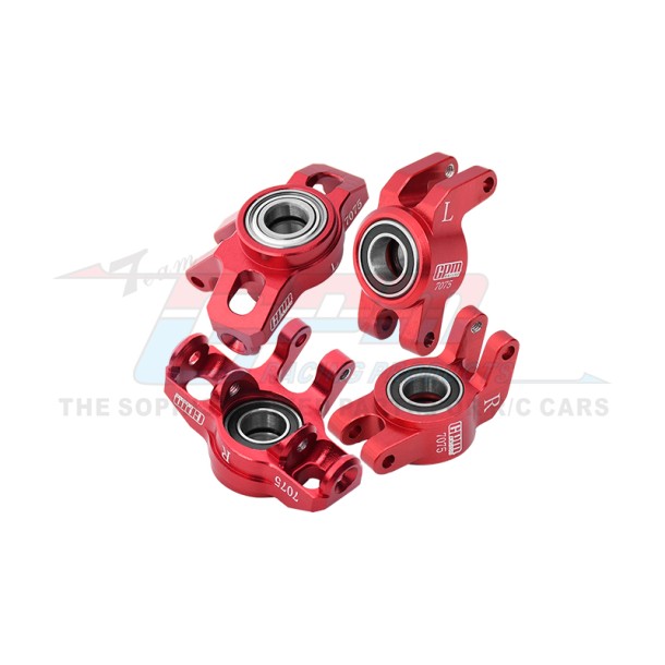 7075 ALLOY FRONT STEERING BLOCK+REAR HUB（LARGER INNER BEARINGS）--MGM2122