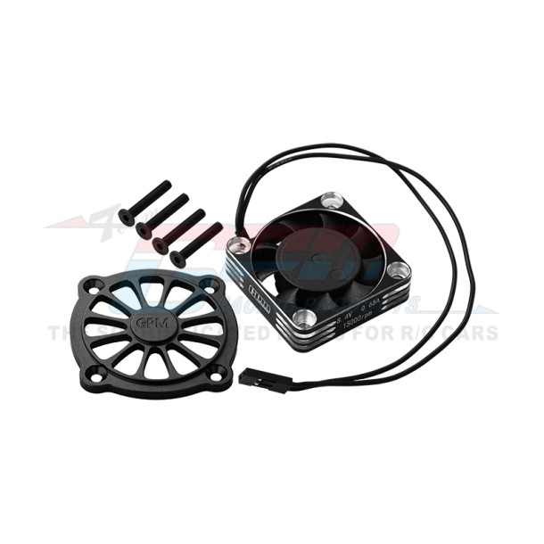 7075 ALLOY MOTOR HEATSINK WITH METAL FRAME COOLING FAN AND PROTECTIVE COVER--MGO018FANA