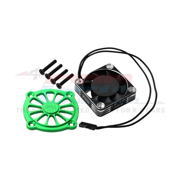 7075 ALLOY MOTOR HEATSINK WITH METAL FRAME COOLING FAN AND PROTECTIVE COVER--MGO018FANA