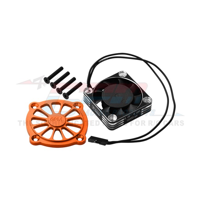 7075 ALLOY MOTOR HEATSINK WITH METAL FRAME COOLING FAN AND PROTECTIVE COVER--MGO018FANA