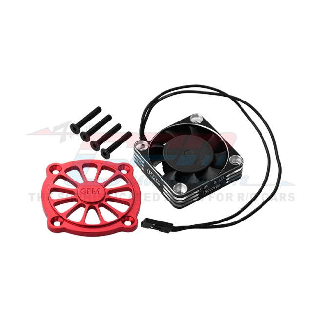 7075 ALLOY MOTOR HEATSINK WITH METAL FRAME COOLING FAN AND PROTECTIVE COVER--MGO018FANA