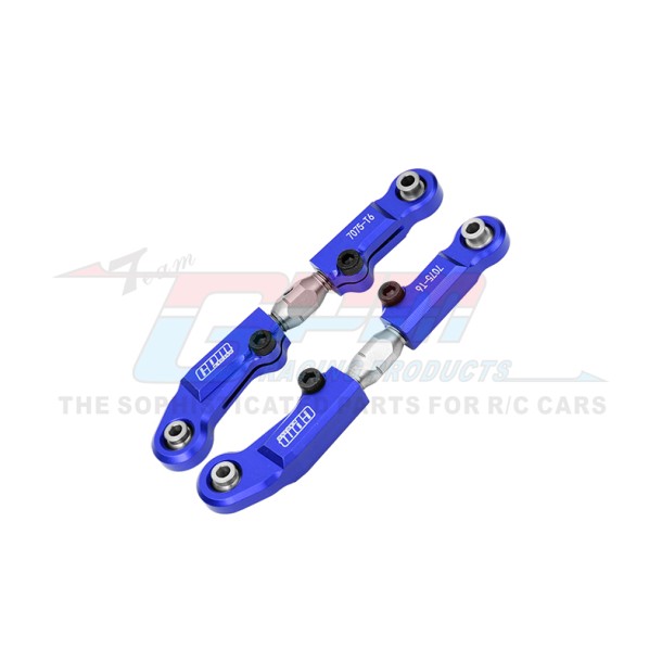 ALUMINUM 7075+STAINLESS STEEL FRONT CAMBER LINKS FOR TEKNO 1/10 MT410 2.0 4X4 PRO