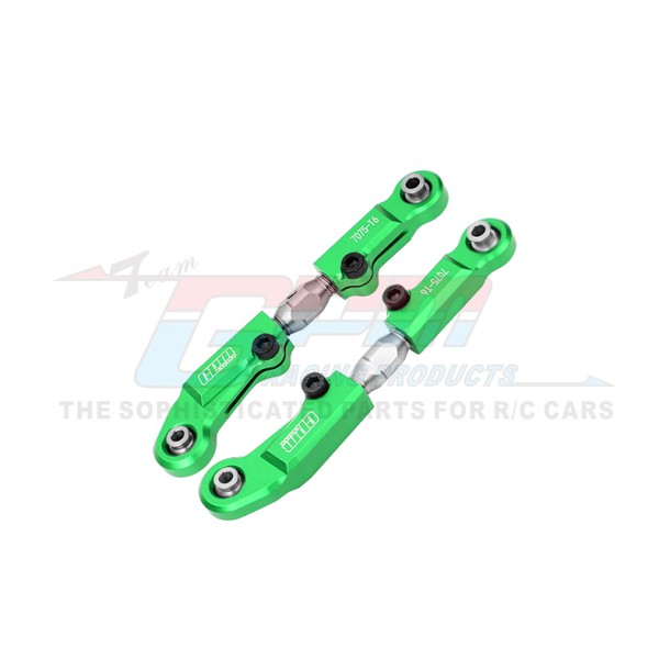 ALUMINUM 7075+STAINLESS STEEL FRONT CAMBER LINKS FOR TEKNO 1/10 MT410 2.0 4X4 PRO