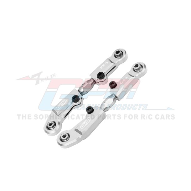 ALUMINUM 7075+STAINLESS STEEL FRONT CAMBER LINKS FOR TEKNO 1/10 MT410 2.0 4X4 PRO