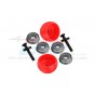 LOSI 1/4 Promoto MX SPECIAL MATERIAL LEAN BAR WHEELS--MX040