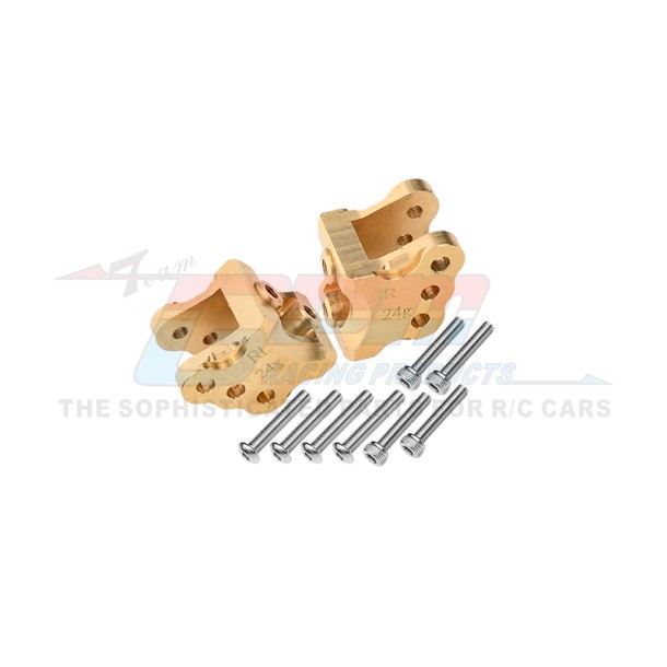 BRASS REAR AXLE MOUNT SET FOR SUSPENSION LINKS FOR AXIAL 1/10 RBX10