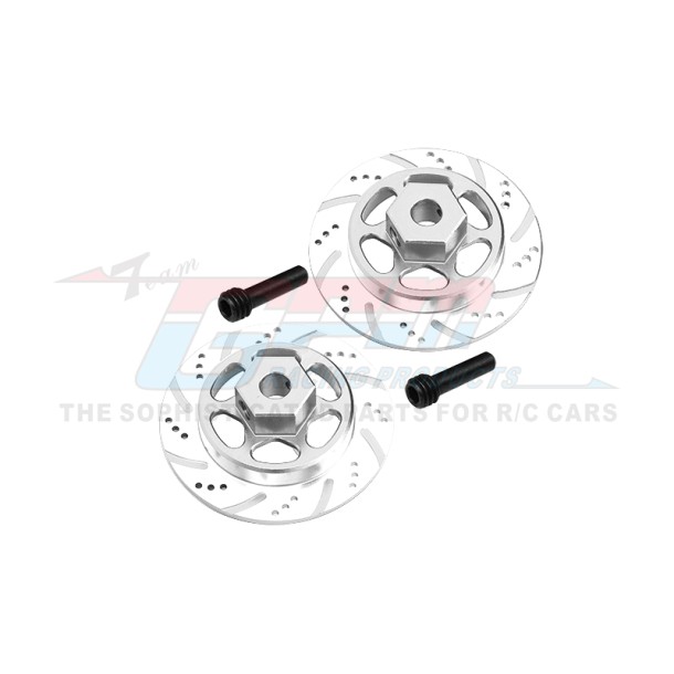 ALUMINUM HEX WITH BRAKE DISK (SILVER INLAY VERSION)--RBX010