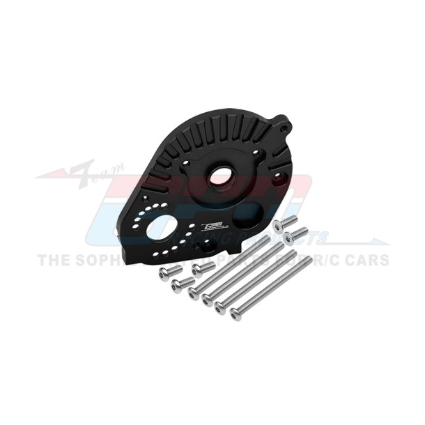 ALUMINUM MOTOR MOUNT PLATE WITH HEAT SINK FINS FOR AXIAL 1/10 RBX10