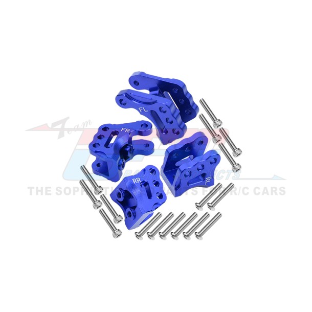 ALUMINUM FRONT&REAR AXLE MOUNT SET FOR SUSPENSION LINKS FOR AXIAL 1/10 RBX10