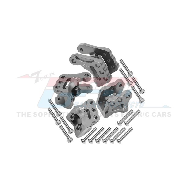 ALUMINUM FRONT&REAR AXLE MOUNT SET FOR SUSPENSION LINKS FOR AXIAL 1/10 RBX10