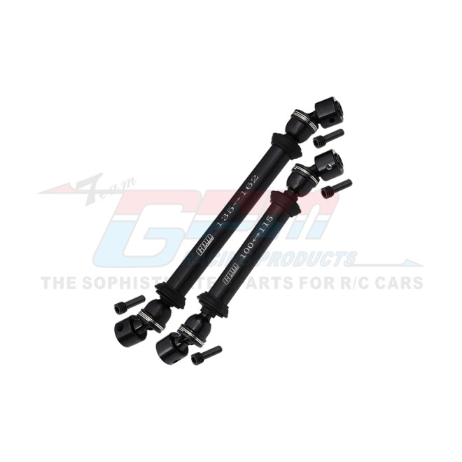 #45 STEEL FRONT+REAR DRIVESHAFTS (100MM-115MM, 135MM-162MM)--RR237S