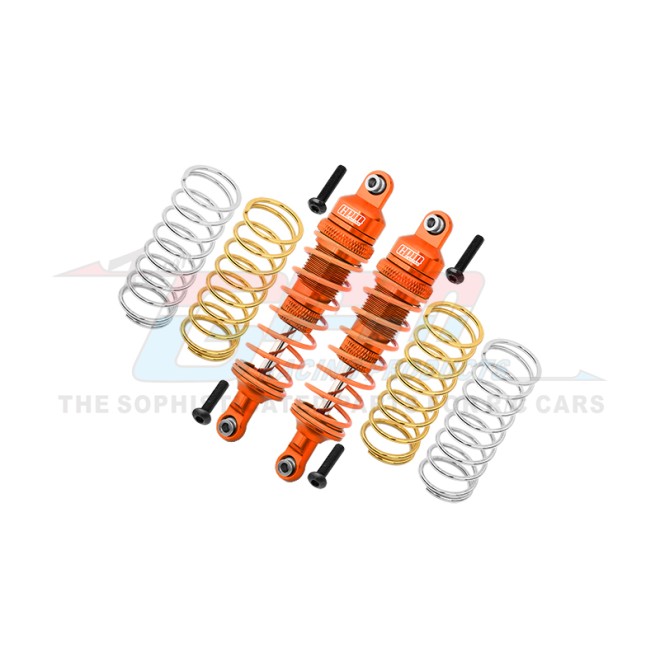 ALUMINUM FRONT ADJUSTABLE SHOCKS 87MM -14PC SET--RUS4087F