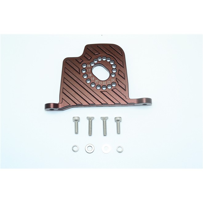 ALUMINUM MOTOR MOUNT PLATE WITH HEAT SINK FINS--SB018