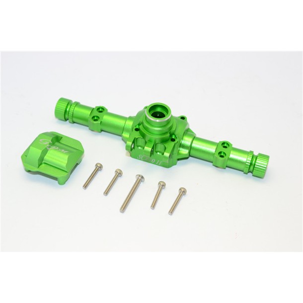 ALUMINIUM FRONT/REAR AXLE HOUSING WITH COVER --SCX2012