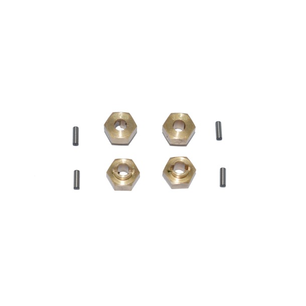 BRASS  HEX ADAPTERS 3.5MM THICK--SCX2410X/3.5