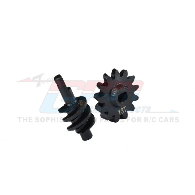 AXIAL 1/24 SCX24 MEDIUM CARBON STEEL OVERDRIVE DIFFERENTIAL WORM GEAR SET 13T--SCX2413TS