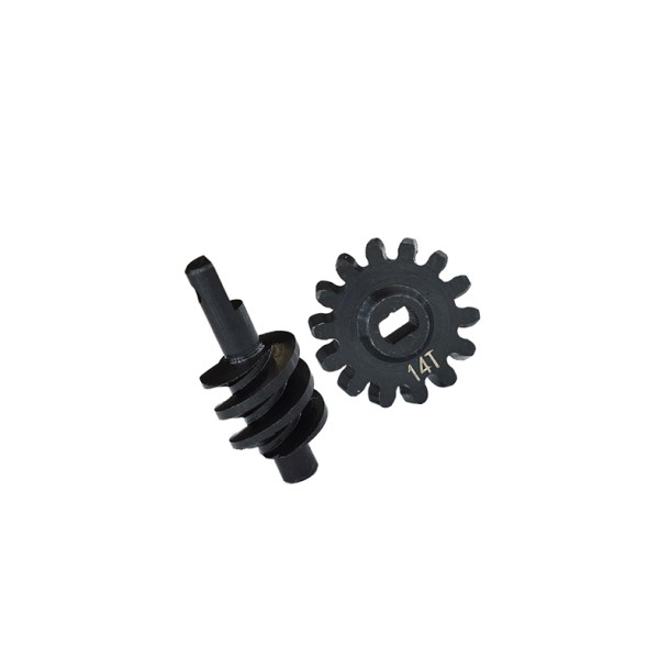 AXIAL 1/24 SCX24 MEDIUM CARBON STEEL OVERDRIVE DIFFERENTIAL WORM GEAR SET 14T--SCX2414TS