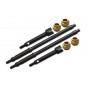 GPM Harden Steel #45 Front CVD Joint+Rear Drive Shaft + Copper Collar For SCX24--SCX2437FRS+5