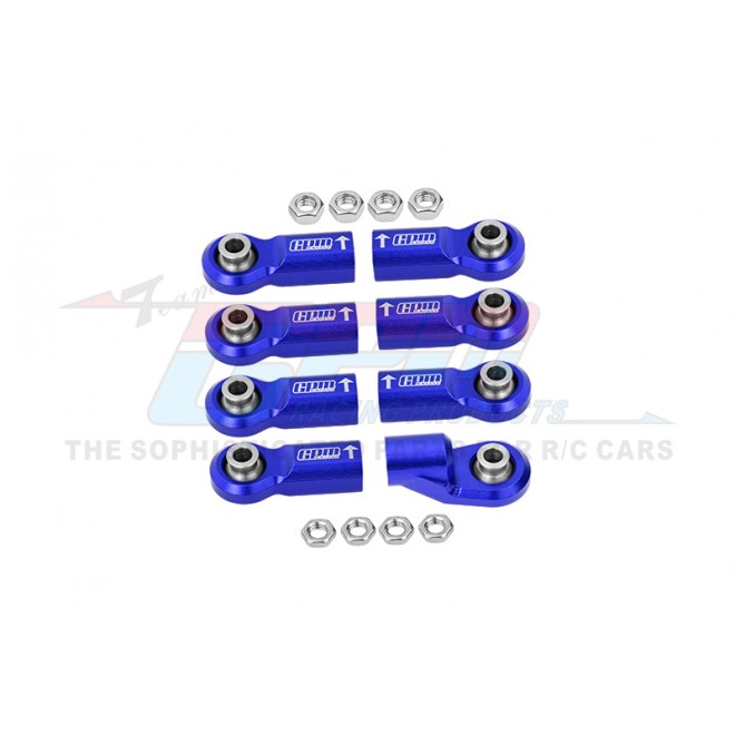 7075 ALLOY CLOCKWISE AND ANTICLOCKWISE BALL ENDS FOR ORIGINAL FRONT LINK BAR ENDS--SCX6160F/BE