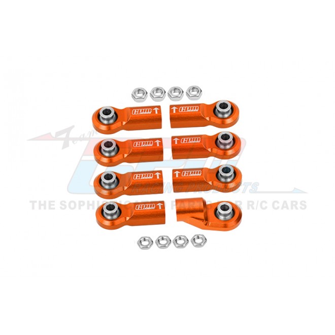 7075 ALLOY CLOCKWISE AND ANTICLOCKWISE BALL ENDS FOR ORIGINAL FRONT LINK BAR ENDS--SCX6160F/BE