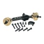 ALUMINUM 7075 BRASS FRONT STRAIGHT AXLE HOUSING FOR AXIAL 1/10 SCX10 PRO 4X4 KIT