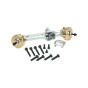 ALUMINUM 7075 BRASS FRONT STRAIGHT AXLE HOUSING FOR AXIAL 1/10 SCX10 PRO 4X4 KIT