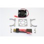 ALUMINIUM MOTOR HEATSINK WITH COOLING FAN - 1 SET (FOR SLASH 4X4 LCG VERSION)