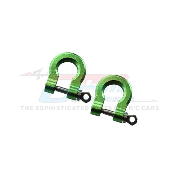 ALUMINUM FRONT/REAR BUMPER D-RINGS--TRX4003