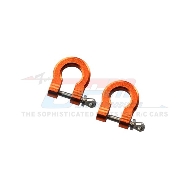 ALUMINUM FRONT/REAR BUMPER D-RINGS--TRX4003