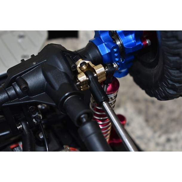 BRASS FRONT AXLE MOUNT SET FOR SUSPENSION LINKS--TRX4008X