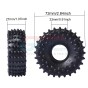 TRAXXAS TRX4M WIDEN 1.0 INCH NAILED RUBBER TIRES 72MM x 27MM WITH FOAM INSERT--TRX4MZSP1307