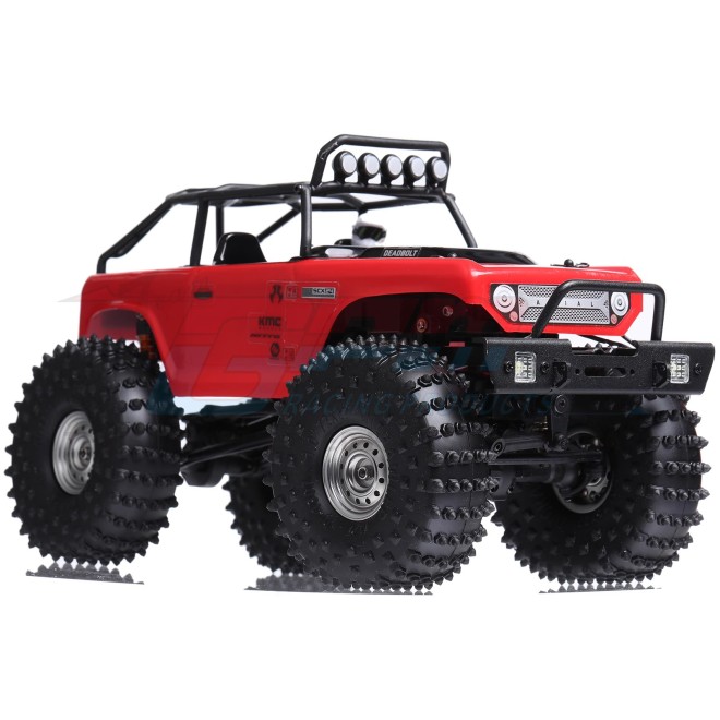 TRAXXAS TRX4M WIDEN 1.0 INCH NAILED RUBBER TIRES 72MM x 27MM WITH FOAM INSERT--TRX4MZSP1307