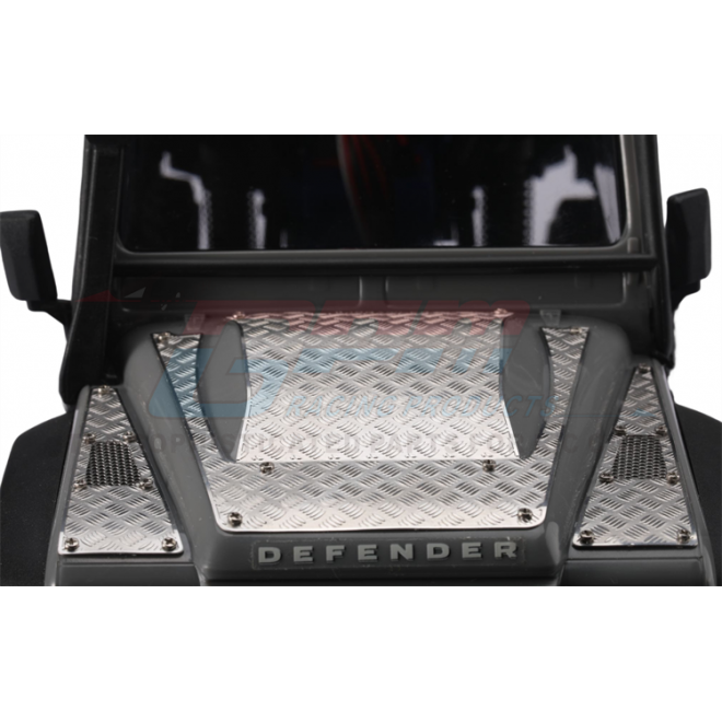 TRAXXAS 1/18 TRX-4M LAND ROVER DEFENDER METAL STEREOSCOPIC SIDE+REAR WINDOW NET--TRX4MZSP7