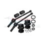 4140 CARBON STEEL FRONT/REAR CVD SHAFT (88MM) WITH 7075 ALLOY WHEEL LOCK & HEX CLAW--TS088F/RS